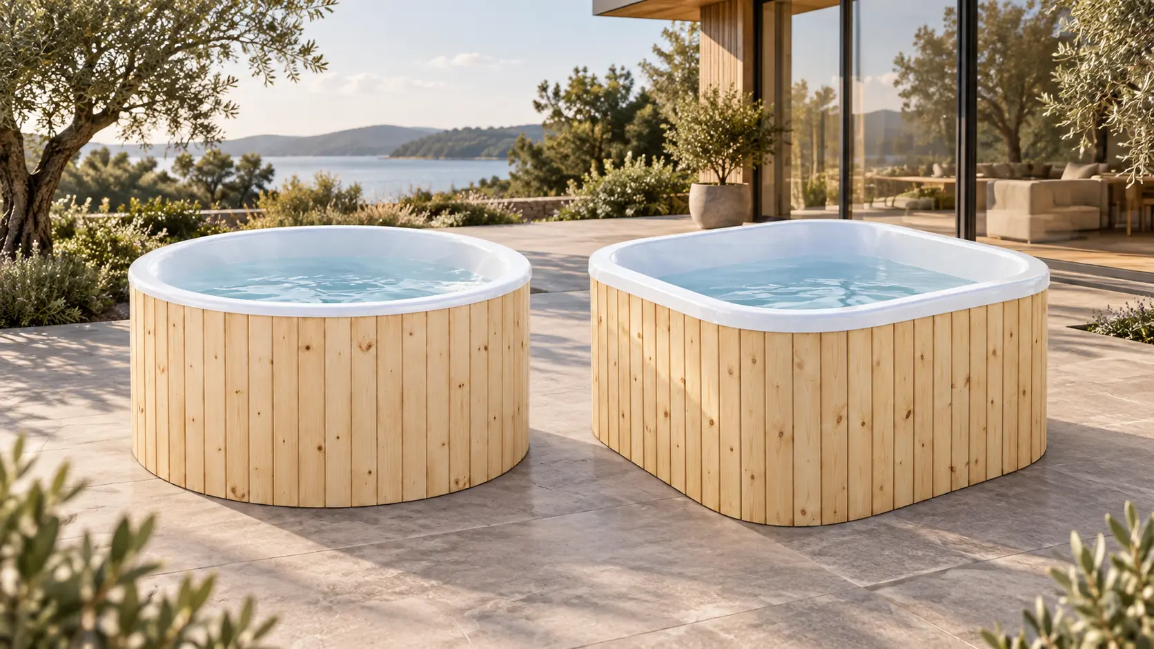 Acryl-Hot-Tub Konfiguration