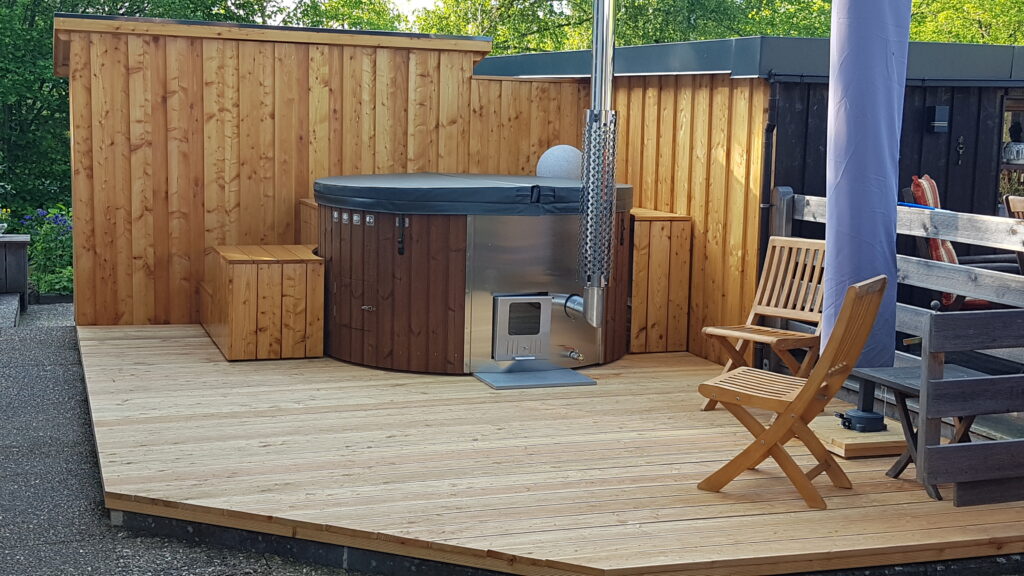 Hot tub, Whirlpool im Freien draußen
